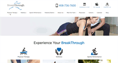 Desktop Screenshot of breakthroughpt.com